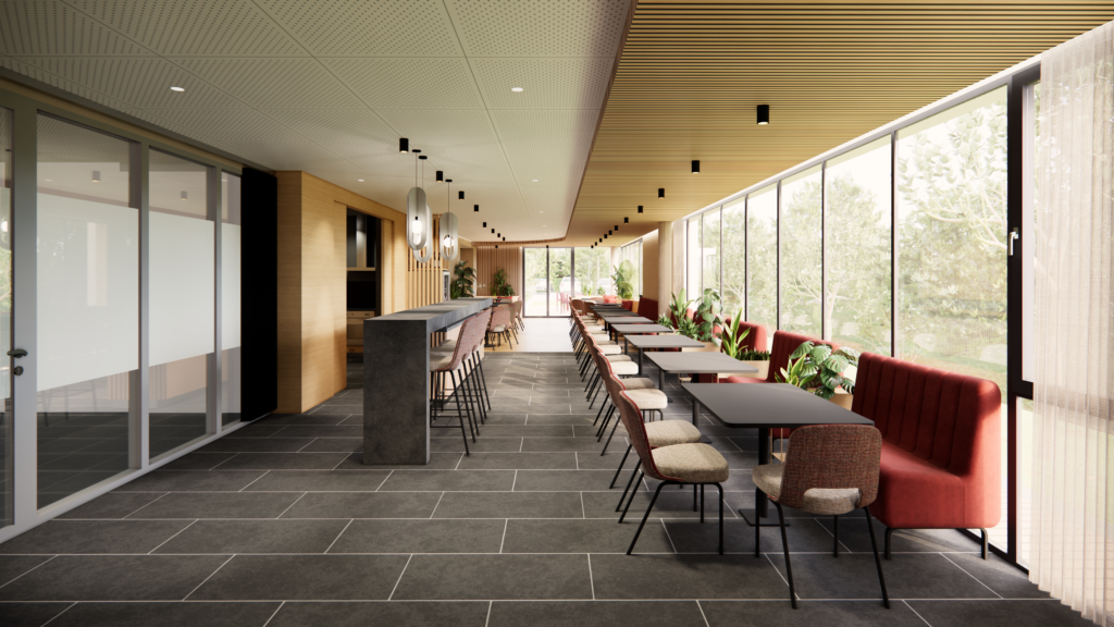 Innenarchitektur Steuerberatungskanzler Küche Kantine