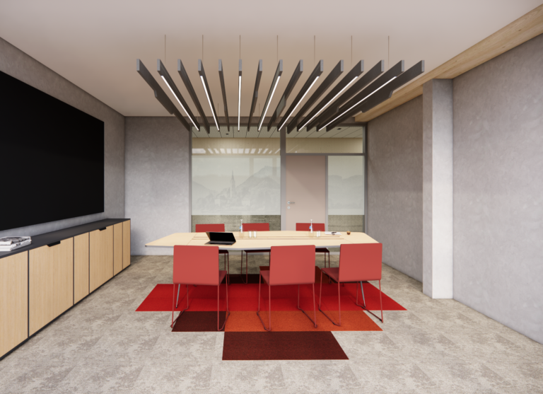Innenarchitektur Steuerberatungskanzler Büro Flur